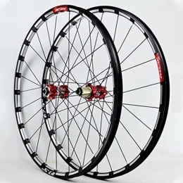 SJHFG Mountain Bike Wheel Wheelset Mountain Bike Wheelset 26" 27.5" Bicycle Rim Disc Brake 24 Holes Hub for 7 / 8 / 9 / 10 / 11 / 12 Speed Cassette Front and Rear Wheel road Wheel (Color : Quick Release, Size : 27.5inch)