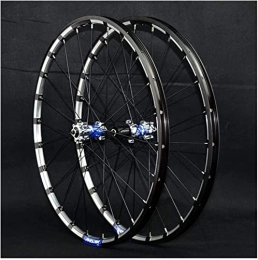 HCZS Mountain Bike Wheel Wheelset MTB Front and Rear Wheel Cassette Wheelset Aluminum Double Wall Disc Brake QR 24H 7 / 8 / 9 / 10 / 11 / 12 Speed Freewheel road Wheel