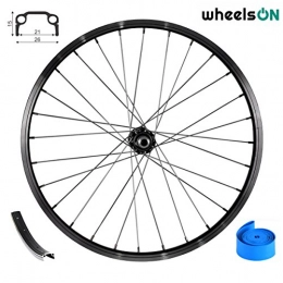 wheelsON Spares WheelsON 20" Front Wheel Single Wall 28H Black *5 Years Warranty* (Black)