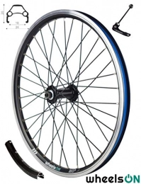 wheelsON Spares wheelsON 20 inch Front Wheel Folding Bike Rim-Brakes 36H Black Quick Release