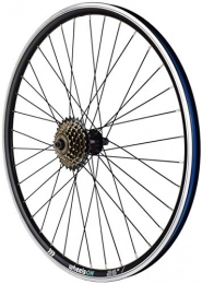 wheelsON Mountain Bike Wheel wheelsON 26 inch Rear Wheel Quick Release 6 / 7 speed Freewheel Hybrid / Mountain Bike Black 36H (+ 6 Speed Freewheel)
