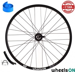 wheelsON Spares wheelsON 26' Rear Wheel MTB QR Disc for 6 / 7 spd Freewheel 32H Black