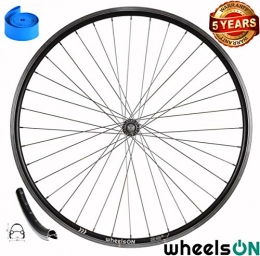 wheelsON Spares wheelsON 700c 28" Front Wheel Mountain Bike / Hybrid Double Wall 36H Black *5 Years Warranty*