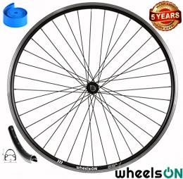 wheelsON Spares WheelsON 700c 28" Front Wheel Mountain Bike / Hybrid Double Wall 36H Black*5 Years Warranty*