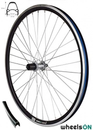 wheelsON Spares wheelsON 700c Rear Wheel E-Bike E-City Shimano Freehub 8 / 9 / 10 Speed Sapim Stainless Steel Spokes Black / Silver QR
