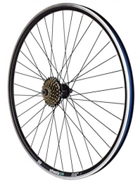 wheelsON Mountain Bike Wheel wheelsON QR 700c 28 inch Rear Wheel Quick Release +6 speed Shimano Freewheel Hybrid / Mountain Bike Black 36H (+ 6 Spd Shimano Freewheel)