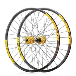 WWL Mountain Bike Wheelset 26"27.5" 29" Quick Release 700C Road Bike Wheels Sealed Bearing Hub Disc Brake 32hole CompatIble 7/8/9/10/11 Speed (Color : C)