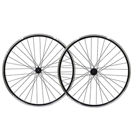 XBR Spares XBR Durable Bike Rim Bike Wheelset 26 Inch MTB Double Wall Rims 559 Bicycle Front And Rear Wheel Rim Brake QR Hubs 32 Holes For 7-8-9-10-11 Speed Quick Release Axles Bicycle Accessory
