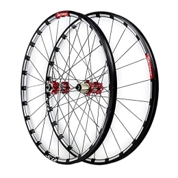 XBR Spares XBR Upgrade Bike Rim 26 / 27.5inch mtb Wheelset Quick Release Mountain Bike Front + Rear Wheel Disc Brake Double Wall 7 / 8 / 9 / 10 / 11 / 12 Speed 24 Holes Quick Release Axles Bicycle Accessory