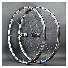XBR Spares XBR Upgrade Bike Rim MTB Wheelset 26 / 27.5inch Thru?axle Mountain Bike Front + Rear Wheel Disc Brake Double Wall 7 / 8 / 9 / 10 / 11 / 12 Speed 24 Holes Quick Release Axles Bicycle Accessory