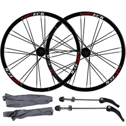 XCJJ Spares XCJJ 26 inch Bicycle Wheel MTB Wheel Set Disc Brake Quick Release 7, 8, 9, 10 Speed, E, 26inch
