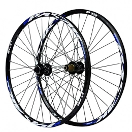 XCZZYC Mountain Bike Wheel XCZZYC 26 / 27.5 / 29''Cycling Wheels, Double Wall MTB Rim 32 Holes Front 2 Rear 4 Bearings Disc Brakes 7-11 Speed Flywheel