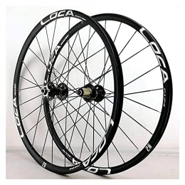 XCZZYC Spares XCZZYC 26" / 27.5" MTB Wheelset Alloy Front And Rear Bicycle Wheels Aluminium Disc / V Brake Hub Quick Release 8 / 9 / 10 / 11 / 12 Speed (Size : 26in)