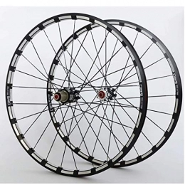 XCZZYC Mountain Bike Wheel XCZZYC Bicycle Wheelset 26" / 27.5" / 29" MTB Bike Wheels CNC Double Wall Rims Disc Brake Sealed Bearing Carbon Hub QR 11 Speed