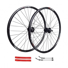 XCZZYC Spares XCZZYC Bike Bicycle Wheelset 26 Inch, Double Wall Aluminum Alloy Hybrid / MTB Rotary Wheel Quick Release Disc Brake Support 7 / 8 / 9 Speed