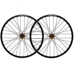 XCZZYC Spares XCZZYC Bike Wheelset 26-inch Cycling Wheels 32-hole Bicycle Disc Brake Quick Release Hub Double-layer Alloy MTB Rim 6-nail 7, 8, 9 Speed