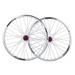 XCZZYC Spares XCZZYC Bike Wheelset For MTB 26 Inch Disc / V- Brake Bicycle Wheel Double Layer Alloy Rim 32 Spokes 8-12 Speed Cassette Hubs QR