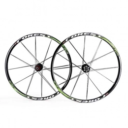 XCZZYC Mountain Bike Wheel XCZZYC Cycling Wheels 26 27.5 Inch MTB Bike Disc Wheelset Double Wall MTB Rim 24 / 24H QR Compatible 7 8 9 10 11 Speed
