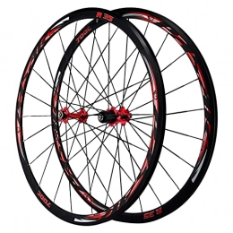 XCZZYC Mountain Bike Wheel XCZZYC Cycling Wheels 700c, Double Wall MTB Rim Flat Bar C Brake / V Brake Road Wheel Set 7 / 8 / 9 / 10 / 11 / 12 Speed