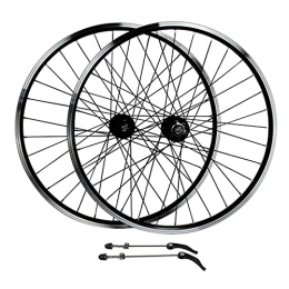 XCZZYC Mountain Bike Wheel XCZZYC MTB Bicycle Wheelset 26" Double Wall V-Brake Bike Rim 32 Hole Cycling Wheels for 7 / 8 / 9 / 10 / 11 Speed