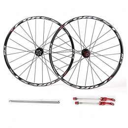 XCZZYC Spares XCZZYC MTB Bike Wheel Set for 26" 27.5", hybrid Bicycle Quick Release Double Wall Rim Set 7 8 9 10 11 speed Freewheel Sealed Bearings Hub (Color : White, Size : 27.5inch)