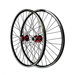 XCZZYC Spares XCZZYC MTB Bike Wheels 26 Inch V Brake Cycling Double Wall Aluminum Hybrid / Disc Brake 32 Holes For 11 Speed Flywheel