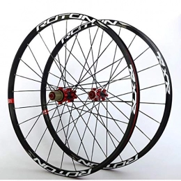 XCZZYC Spares XCZZYC MTB Wheel Set Bicycle Front & Rear Wheel 26 / 27.5 / 29" Double Wall Alloy Rims Carbon Hubs 24H QR Disc Brake NBK Sealed Bearing For 7-11 Speed Cassette