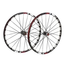 Xgxyklo Spares Xgxyklo Mountain Bike Wheelset, Aluminum Alloy Cycling Rim Front / Rear Wheels, Disc Brake, Fit for 8-11 Speed Freewheels, 26