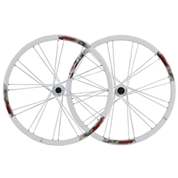 XHEEB Spares XHEEB 26-Inch MTB Bike Wheel Bicycle Wheel Mountain Bike Wheel, Six-Hole Disc Brake / 24-Hole Flat Spoke / American Valve / Suitable For 26 * 1. 5-26 * 2. 125 Range Tires / 7-8-9-10 Speed Cassette
