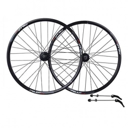 Xiami Mountain Bike Wheel Xiami Front And Rear Wheelset Mountain Bike Wheelset 26" 7 / 8 / 9 / 10 Speed Disc Brake 32 Hole Quick Release Bicycle Wheel Aluminum Alloy Wheel (Color : Black)