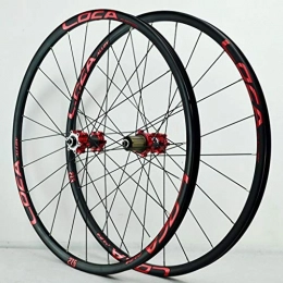 Xiami Mountain Bike Wheel Xiami Mountain Bike Quick Release Wheel Set Straight-pull 24-hole 4 Bearing Disc Brake Bicycle Wheel Set 26" / 27.5" / 29" 12-speed Six-claw Tower Base Red Drum+Red Drawing Sign(A Pair Wheels)