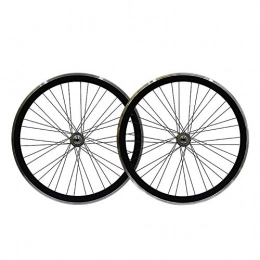 XIAOFEI Mountain Bike Wheel XIAOFEI 32holes Brake Mountain Bike Wheels, Mtb Bicycle Wheels Sealed Bearings 700c Flywheel Set, Bicycle 40mm Front And Rear Wheel V Brake, Black