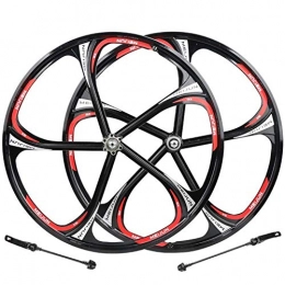 XIAOL Spares XIAOL MTB Bike Wheel Set 26 Inch, Magnesium Alloy Bearing Integrated Rim Mountain Bicycle Card Type Wheel, Rearwheel