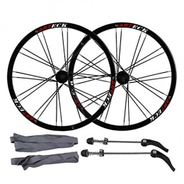 XIAOL Spares XIAOL MTB Double Wall Wheelset, Bike Alloy Hub Quick Release Rims 26inch Wheels Mountain Bike, A