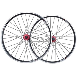 XYSQWZ Spares XYSQWZ Bike Wheelset Cycling Wheels 26", Double Wall Quick Release Hybrid MTB Rim Disc / V-Brake Cycling Hub 32 Hole 8 9 10 11 Speed