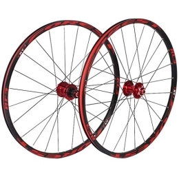 XYSQWZ Spares XYSQWZ MTB Bike Wheels 26 Inch, Double Wall 27.5 Inch Bike Rim Cycling Hub 5 Palin Hybrid Quick Release 24 Hole 8 / 9 / 10 / 11 Speed