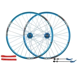 XYSQWZ Spares XYSQWZ MTB Bike Wheelset Cycling Wheels, 26 Inch Double Wall Quick Release Disc Brake Hybrid / Mountain Rim 32 Hole 8 9 10 11 Speed