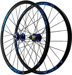 YBNB Spares YBNB Bicycle Wheel, Aluminum Alloy Double Decker Mountain Bike Rim Disc Brakes Six Nail Holes 26 / 27.5"Front Wheel