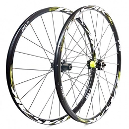 YHSFC Spares YHSFC 26"Mountain Bike Wheel Set Aluminum Alloy Light Straight Pull Perrin Disc Brake Wheels, A