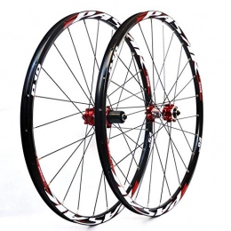 YHSFC Spares YHSFC 26"Mountain Bike Wheel Set Aluminum Alloy Light Straight Pull Perrin Disc Brake Wheels, D