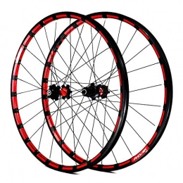 YHSFC Spares YHSFC 27.5" Bicycle Wheel Set Aluminum Alloy Ring Straight Pull Type Palin Disc Brake Mountain Bike Wheels, B