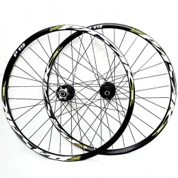 YHSFC Mountain Bike Wheel YHSFC 27.5" Mountain Bike Wheel Bearing Alloy Wheels Quick Release Cone Drum Type Disc Brake Bicycle Rim, A