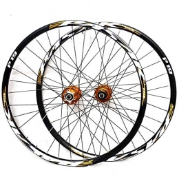 YHSFC Spares YHSFC 27.5" Mountain Bike Wheel Bearing Alloy Wheels Quick Release Cone Drum Type Disc Brake Bicycle Rim, D