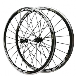 YHSFC Spares YHSFC Bicycle Wheel Double Aluminum Alloy Rim Lubrication Bearing 700C Road Wheels Set 11 Speed V Brake