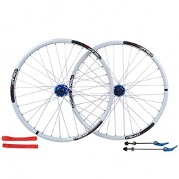 YHSFC Spares YHSFC Mountain Bike Double Disc Brake Wheel Set 26" 32 Hole Bicycle Wheels Aluminum Alloy, A