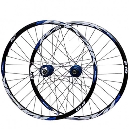 YSHUAI Spares YSHUAI 26, 27.5, 29 Inch Mountain Bike Wheelset Bicycle Wheel Wheelset (Front + Back) Double-Walled Made of Aluminum Alloy with Quick Change Disc Brake 32H 7-11 Speed Cassette, C, 26inch