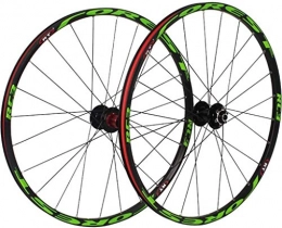 YSHUAI Spares YSHUAI 26 / 27.5 inch mountain bike wheels, MTB bicycle wheel-disc rim brakes 8 9 10 11 Speed ​​sealed bearings Hub Hybrid Bike Touring, Green, 27.5inch