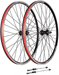 YSHUAI Spares YSHUAI 26 inch V-brakes bicycle wheel, double-walled aluminum alloy MTB wheel Drive Rapid Release 36 holes 6 / 7 / 8 Speed ​​Edge