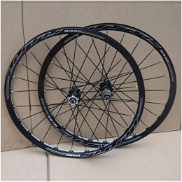 YSHUAI Mountain Bike Wheel YSHUAI MTB Bicycle Wheel 26 Inch Disc Brake Double Wall Rims Bike Wheelset QR Sealed Bearing 24H For Cassette Hub 8-11 Speed, Black hub
