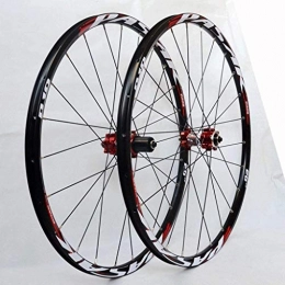 YSHUAI Spares YSHUAI MTB Mountain Bike Wheel 26 / 27.5 Inch Bicycle Wheelset CNC Double Wall Alloy Rim Carbon Fiber Hub Sealed Bearing Disc Brake QR 7-11 Speed, 27.5in